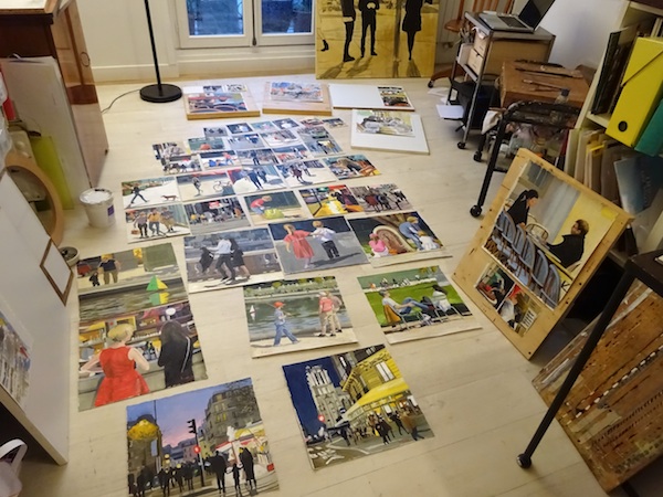 40 plus paintings for Carre d'artistes