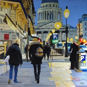 original contemporary urban Parisian landscape