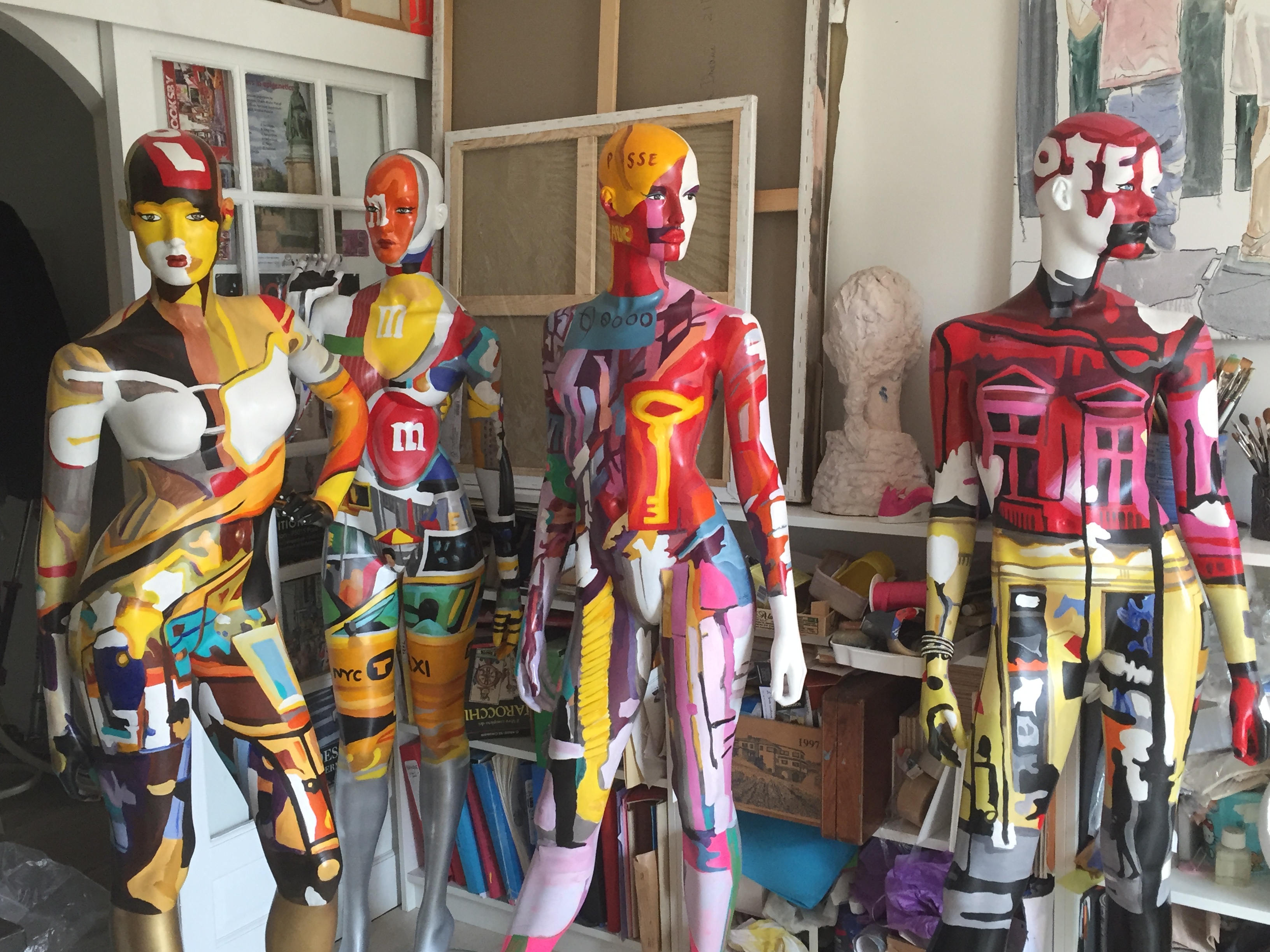polychrome mannequins