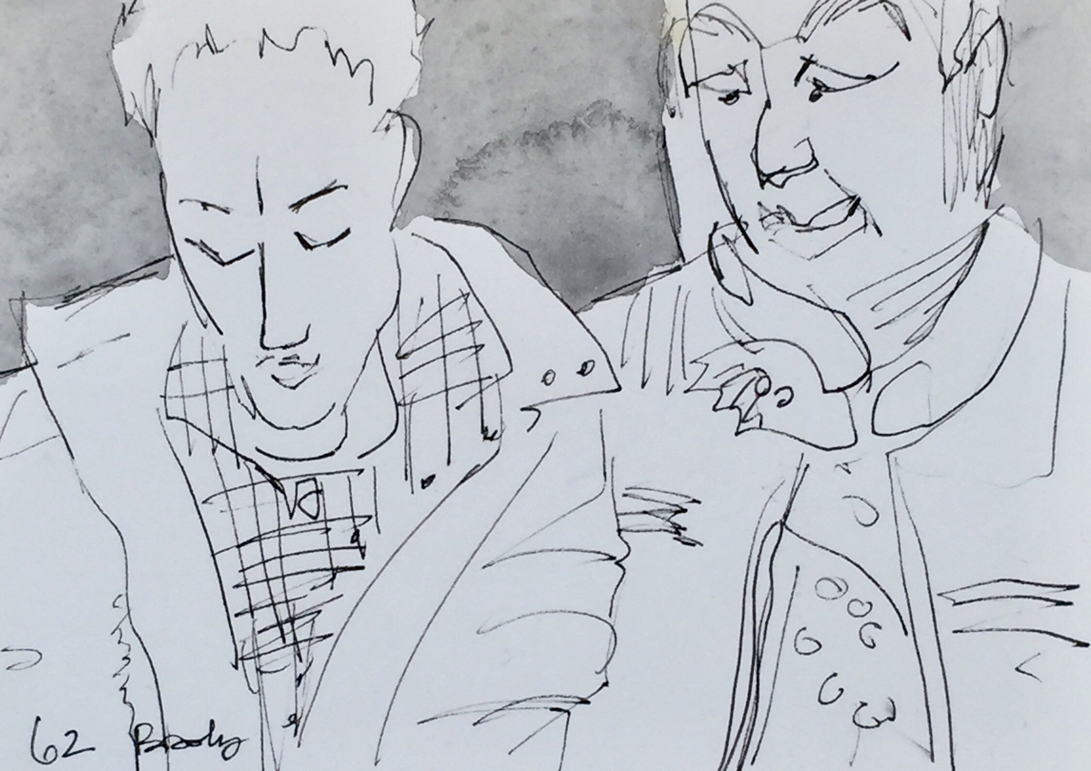 illustration of a Parisian cafe