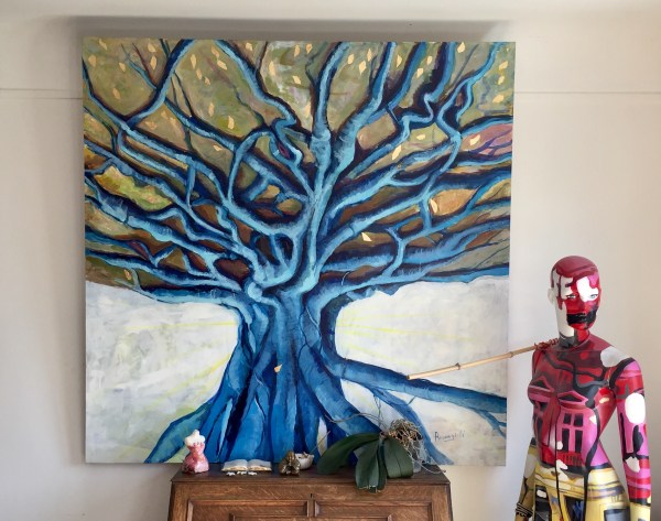 Oil painting tree of life