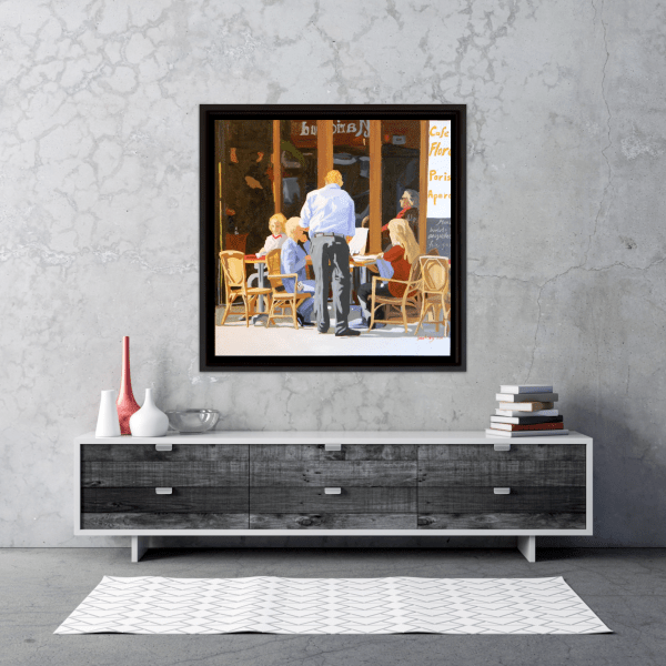 Contemporary realist Oil painting of NYC by Angie Brooksby