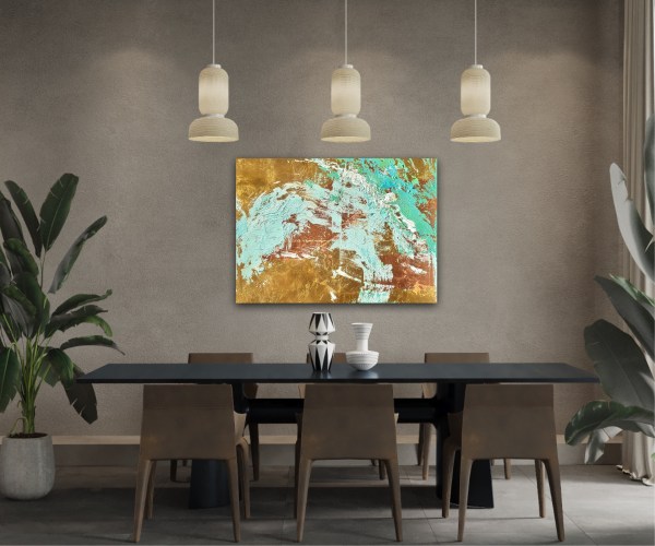 Bougainvillea diptych - 3600 euro, 100 x 160cm acrylic on Canvas