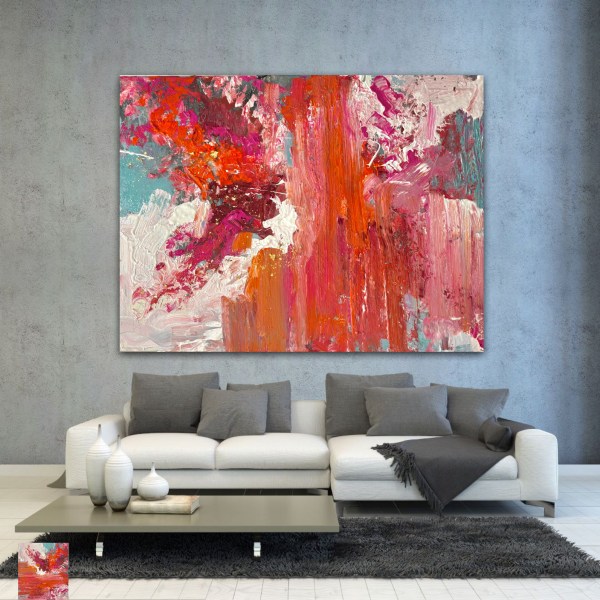 acrylic abstract painting by Angie Brooksby
