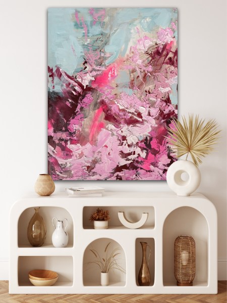 Extra Large decorative abstract painting by Angie Brooksby
