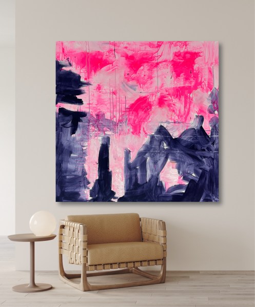 Extra Large decorative abstract painting by Brooksby