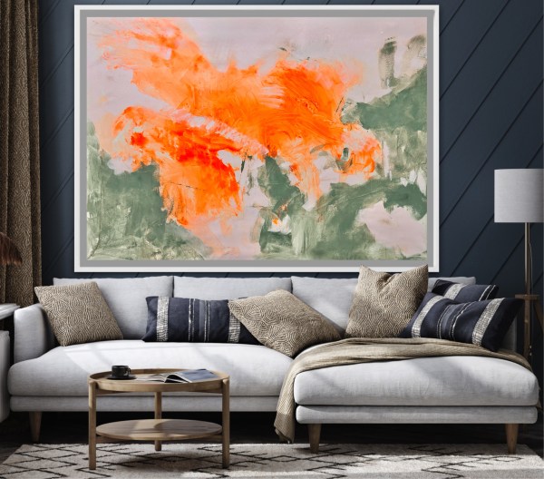 Extra Large decorative abstract painting by Brooksby