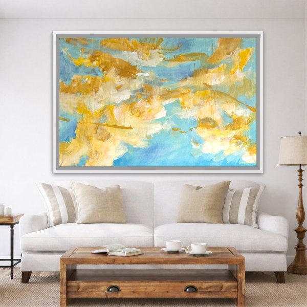 extra large abstract painting by Angie Brooksby