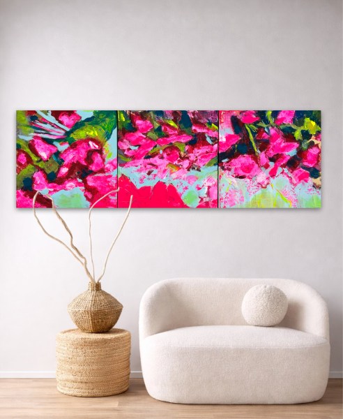 extra large abstract painting by Angie Brooksby
